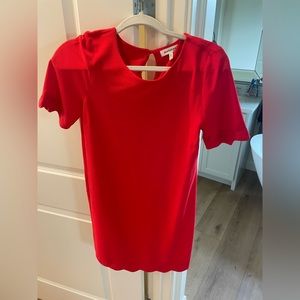 Monteau red dress size small